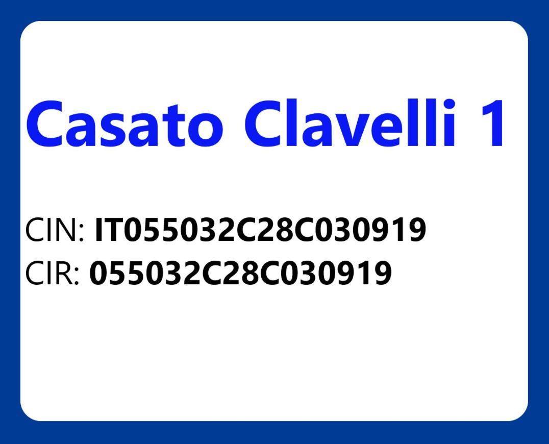 Villa Casato Clavelli 1 Collestatte Exterior foto